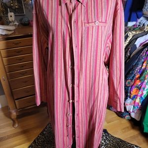 VINTAGE 80'S LIZ WEAR STRIPED TUNIC AND PANTS